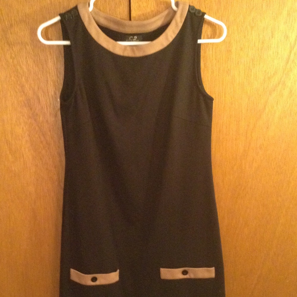 C2 studio. Black sleeveless dress